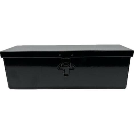 Cassetta porta attrezzi 280x140 H 140 mm nero lucido portalucchetto